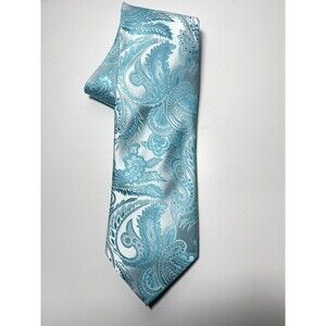 Stacy Adams Microfiber Blue Paisley Neck Tie